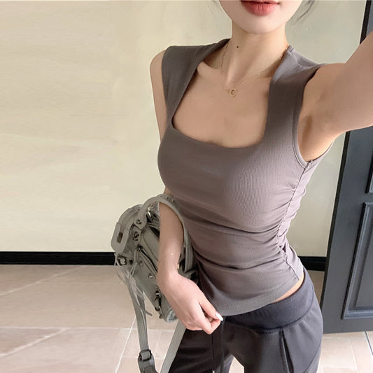 【tops】無地ノースリーブタンクトップG22377