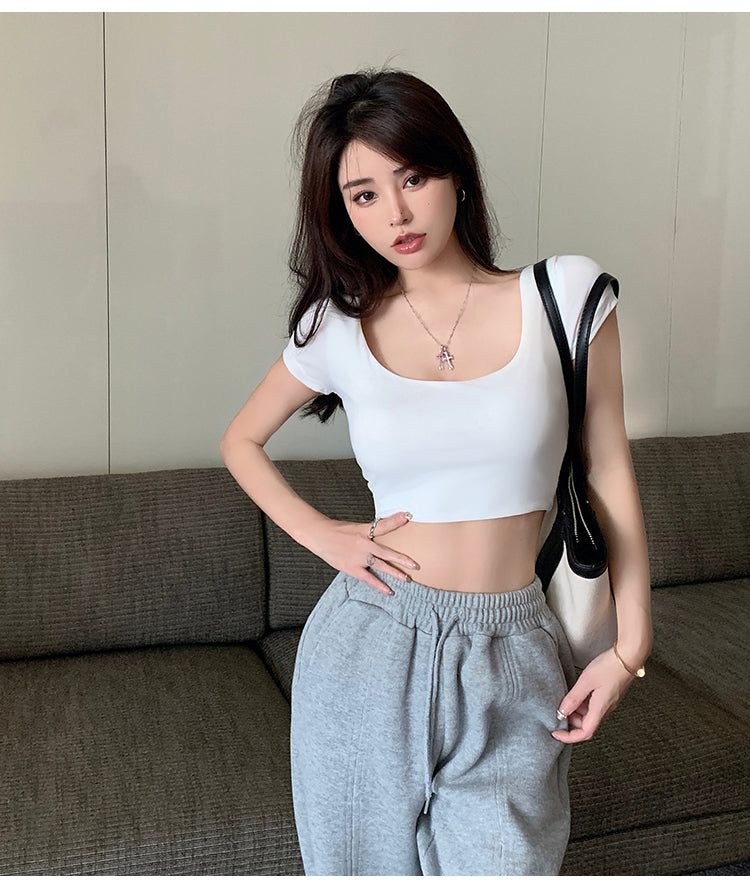 【tops】スクエアネックＴシャツG22379