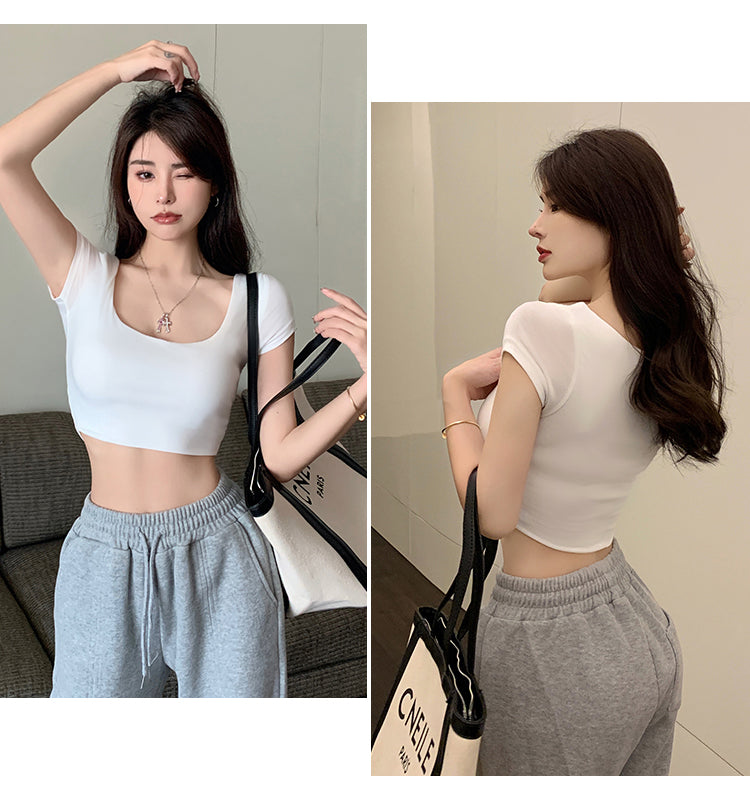 【tops】スクエアネックＴシャツG22379
