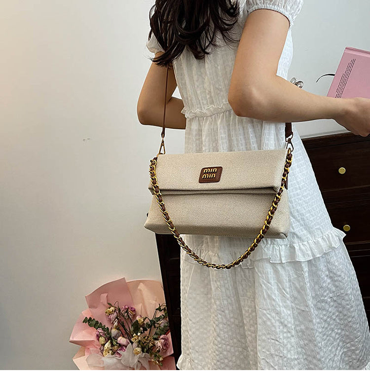 【小物】OL通勤ジッパーメッセンジャーバッグG22382