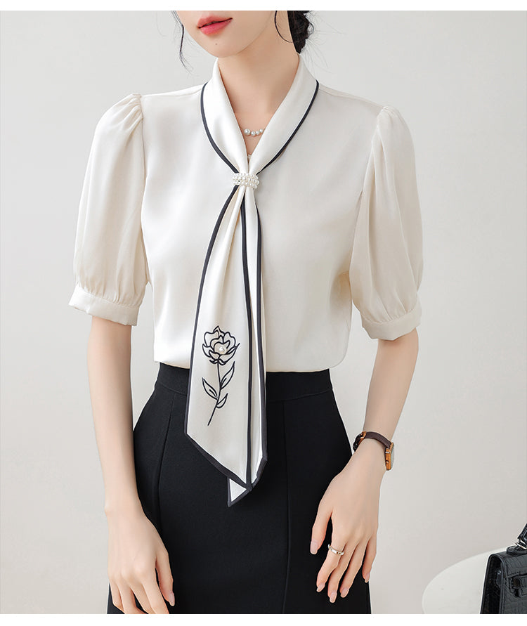 【tops】OL通勤ブラウスG22386