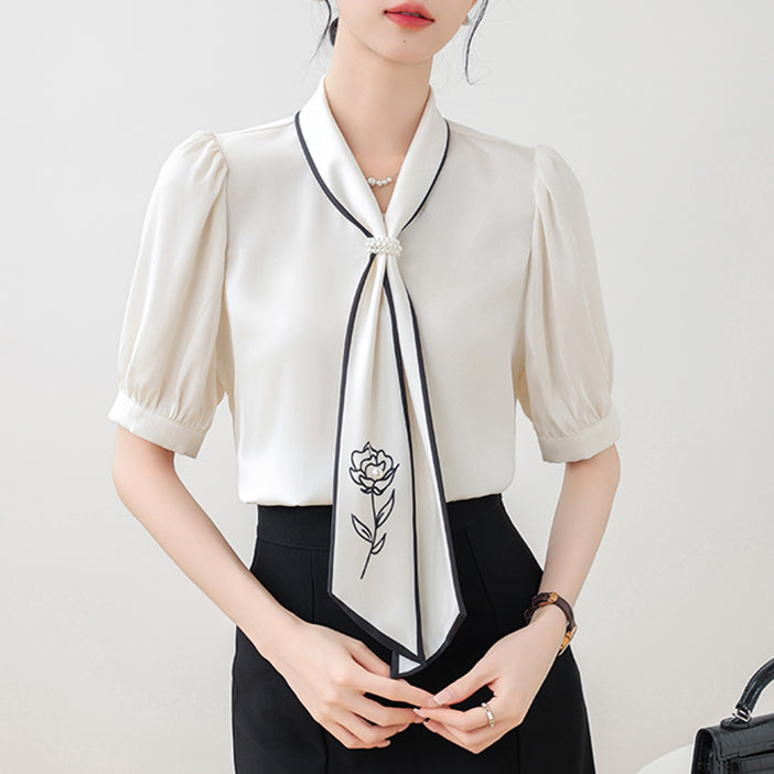 【tops】OL通勤ブラウスG22386