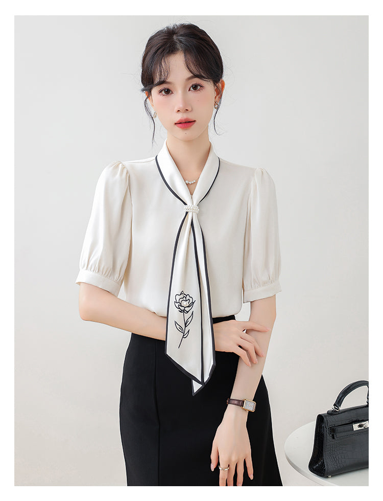 【tops】OL通勤ブラウスG22386