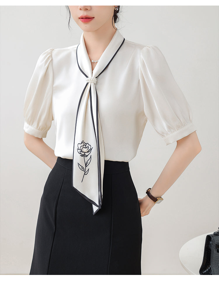 【tops】OL通勤ブラウスG22386