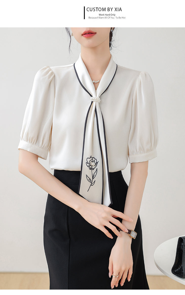 【tops】OL通勤ブラウスG22386