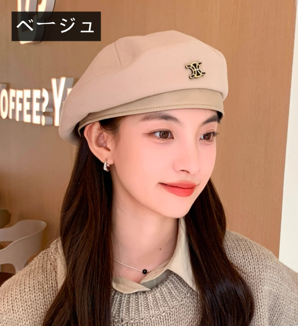 【小物】ファッションベレー帽G22388