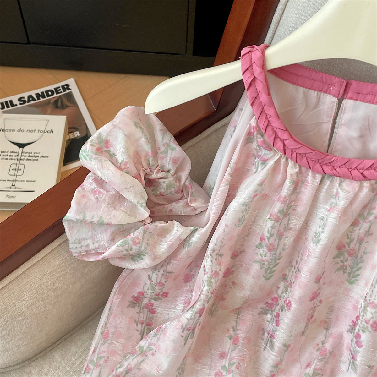 【tops】ノースリーブシフォンブラウスG22395