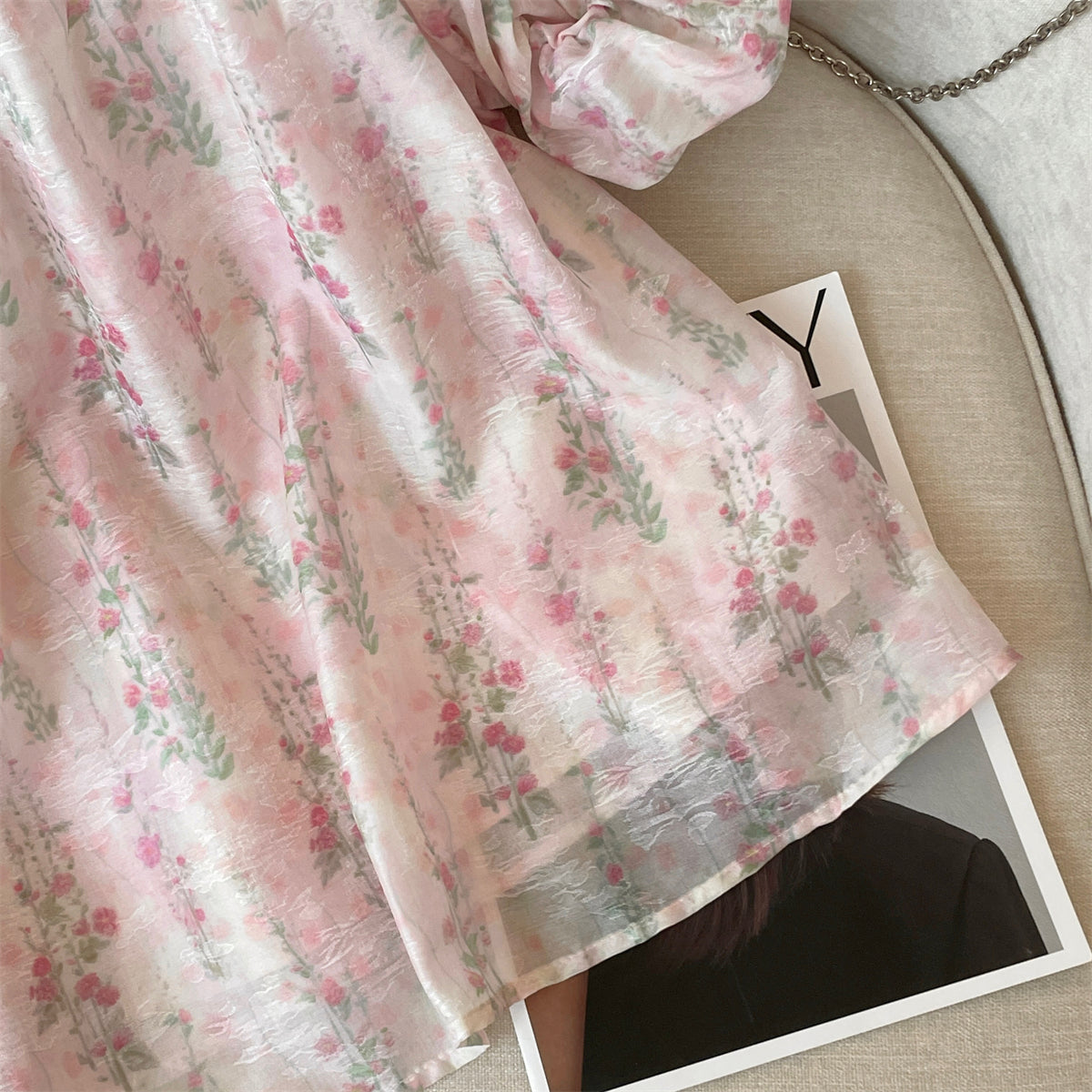 【tops】ノースリーブシフォンブラウスG22395