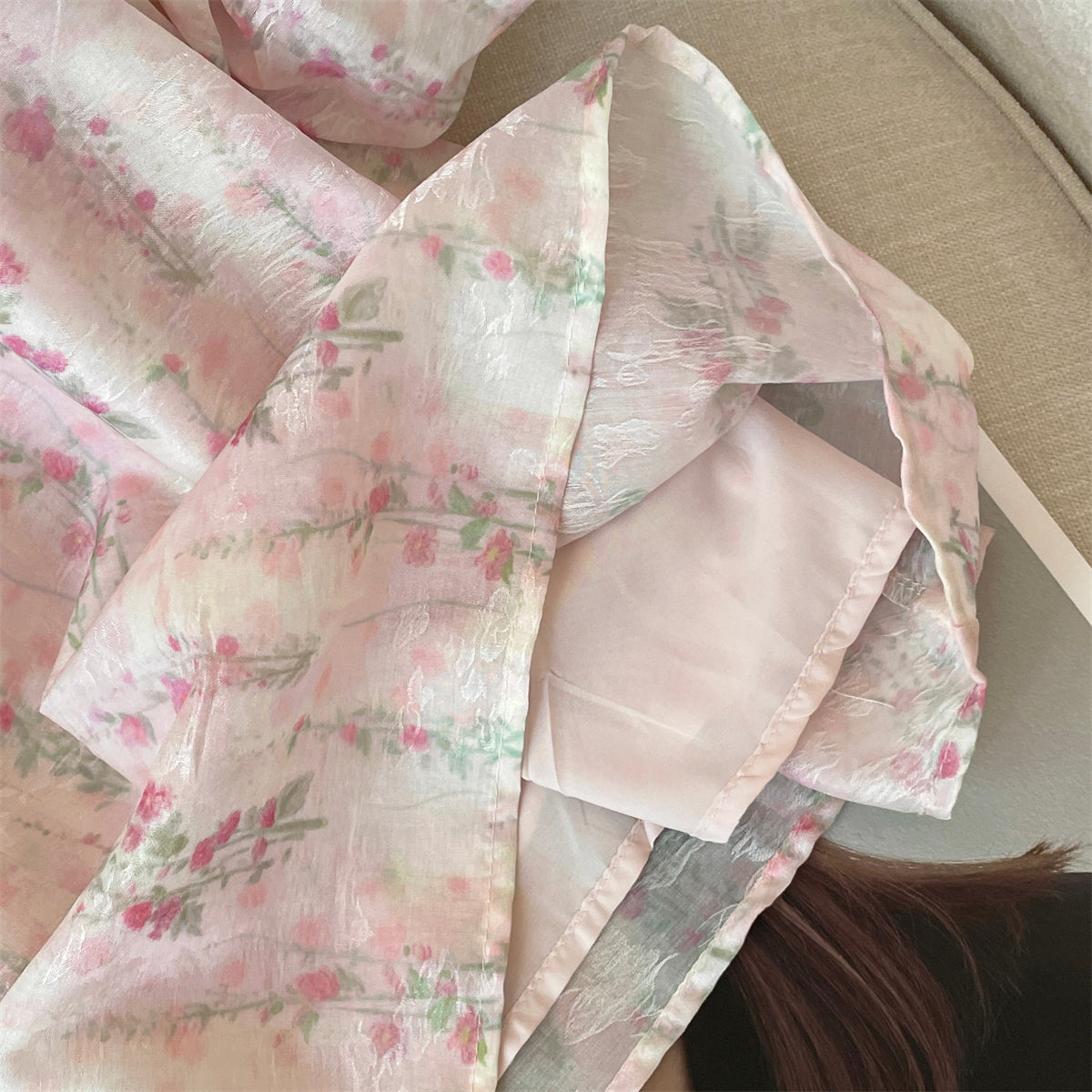 【tops】ノースリーブシフォンブラウスG22395