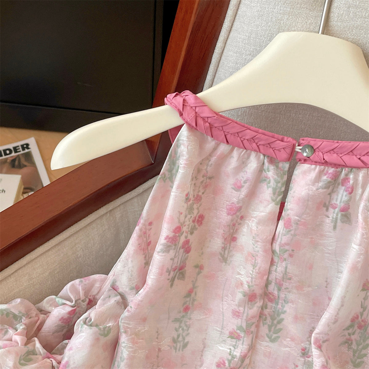 【tops】ノースリーブシフォンブラウスG22395