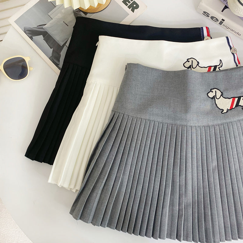 【bottoms】AラインプリーツスカートG22415