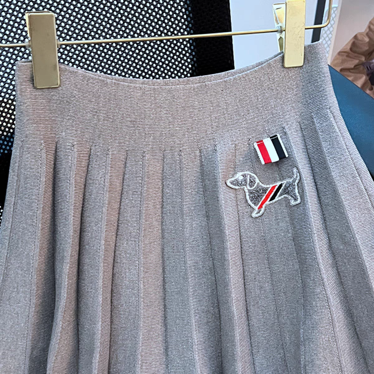 【bottoms】AラインニットスカートG22418