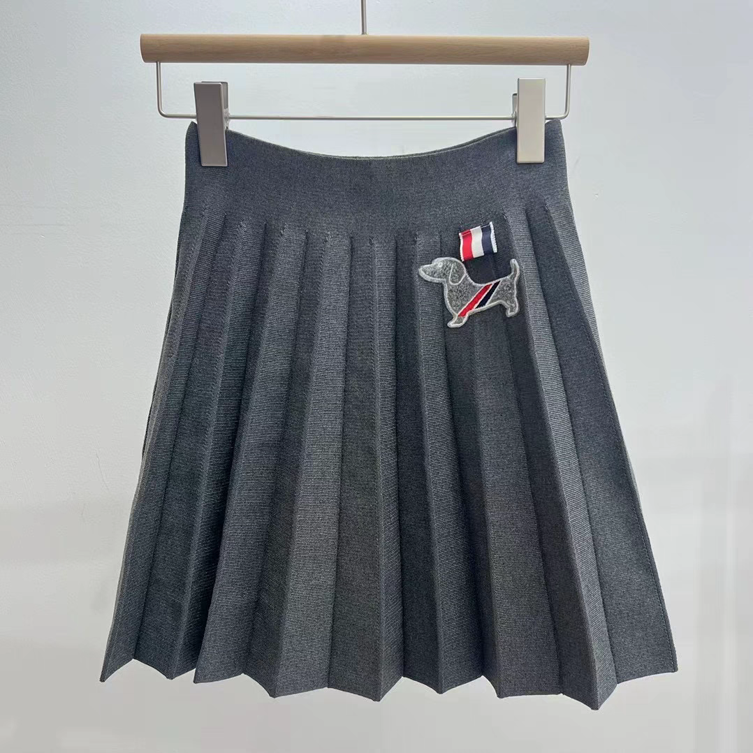 【bottoms】AラインニットスカートG22418