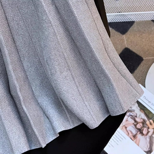 【bottoms】AラインニットスカートG22418