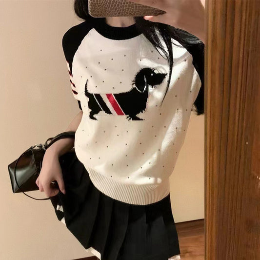 【tops】薄手ニットトップスG22419