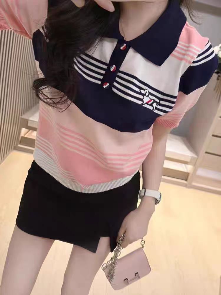 【tops】薄手ニットトップスG22422