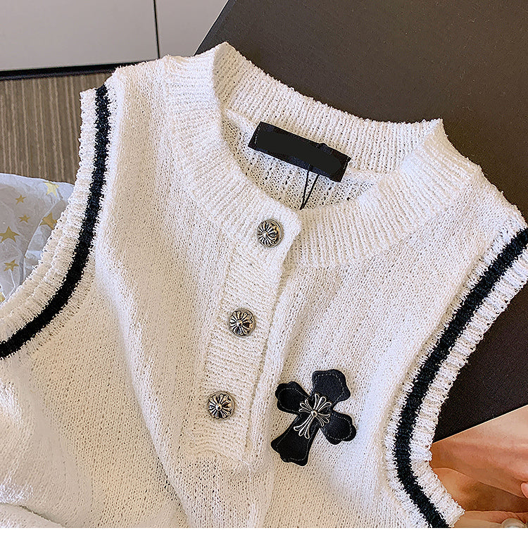 【tops】ニットチョッキG22425