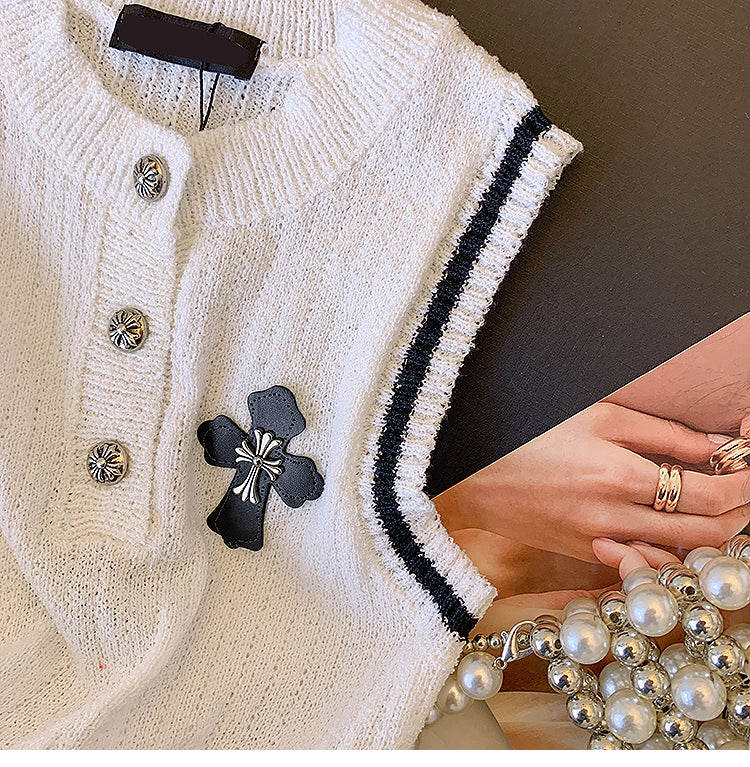 【tops】ニットチョッキG22425