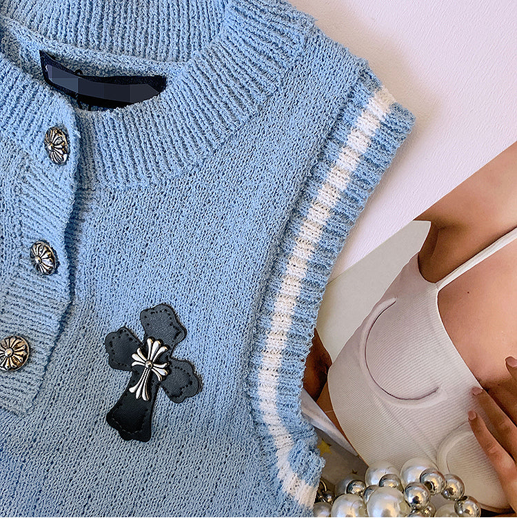 【tops】ニットチョッキG22425