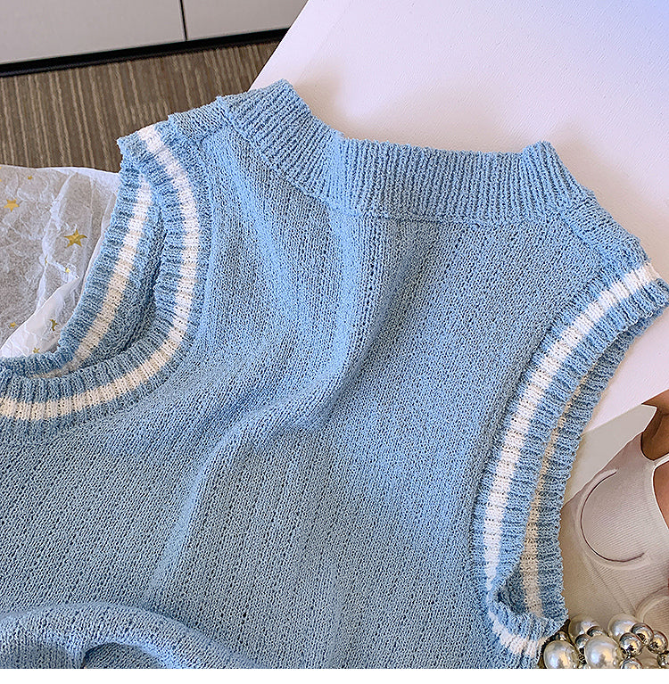 【tops】ニットチョッキG22425