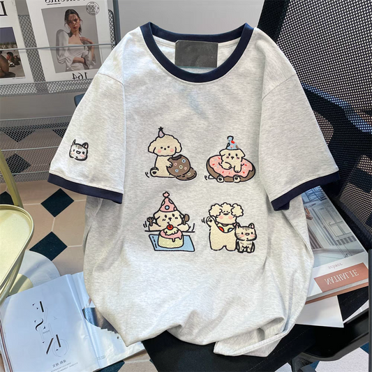 【tops】大人可愛いTシャツG22434