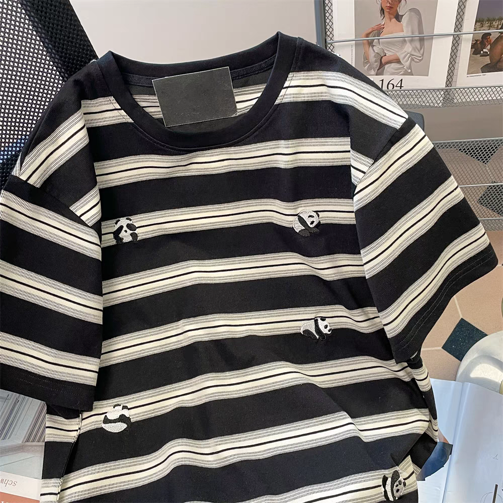 【tops】ストライプ柄TシャツG22444