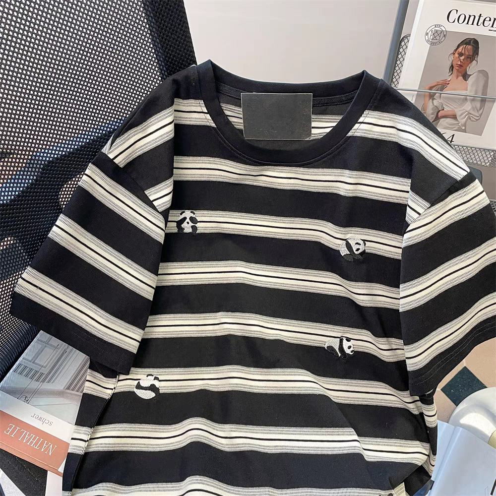 【tops】ストライプ柄TシャツG22444