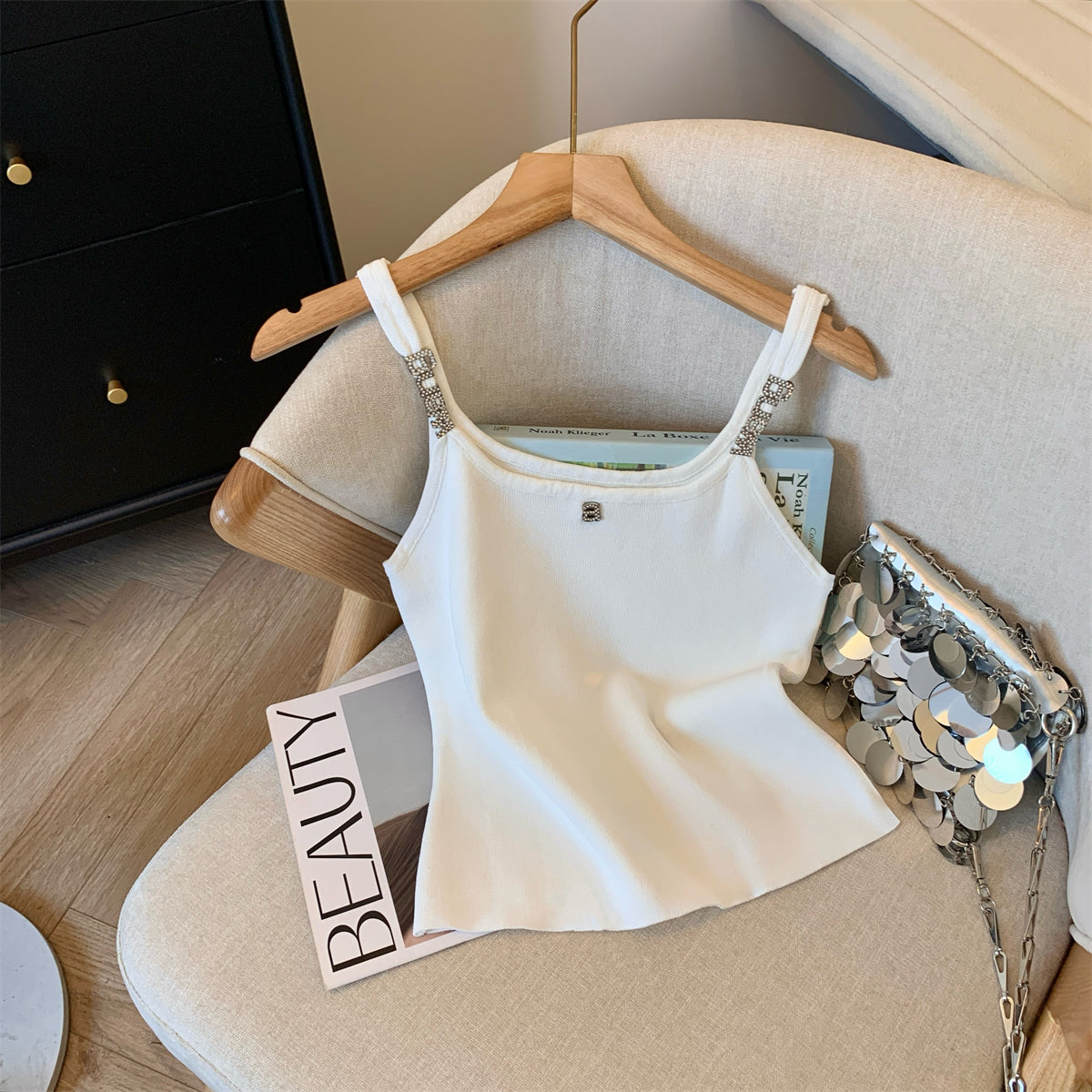 【tops】ニットキャミソールG22448