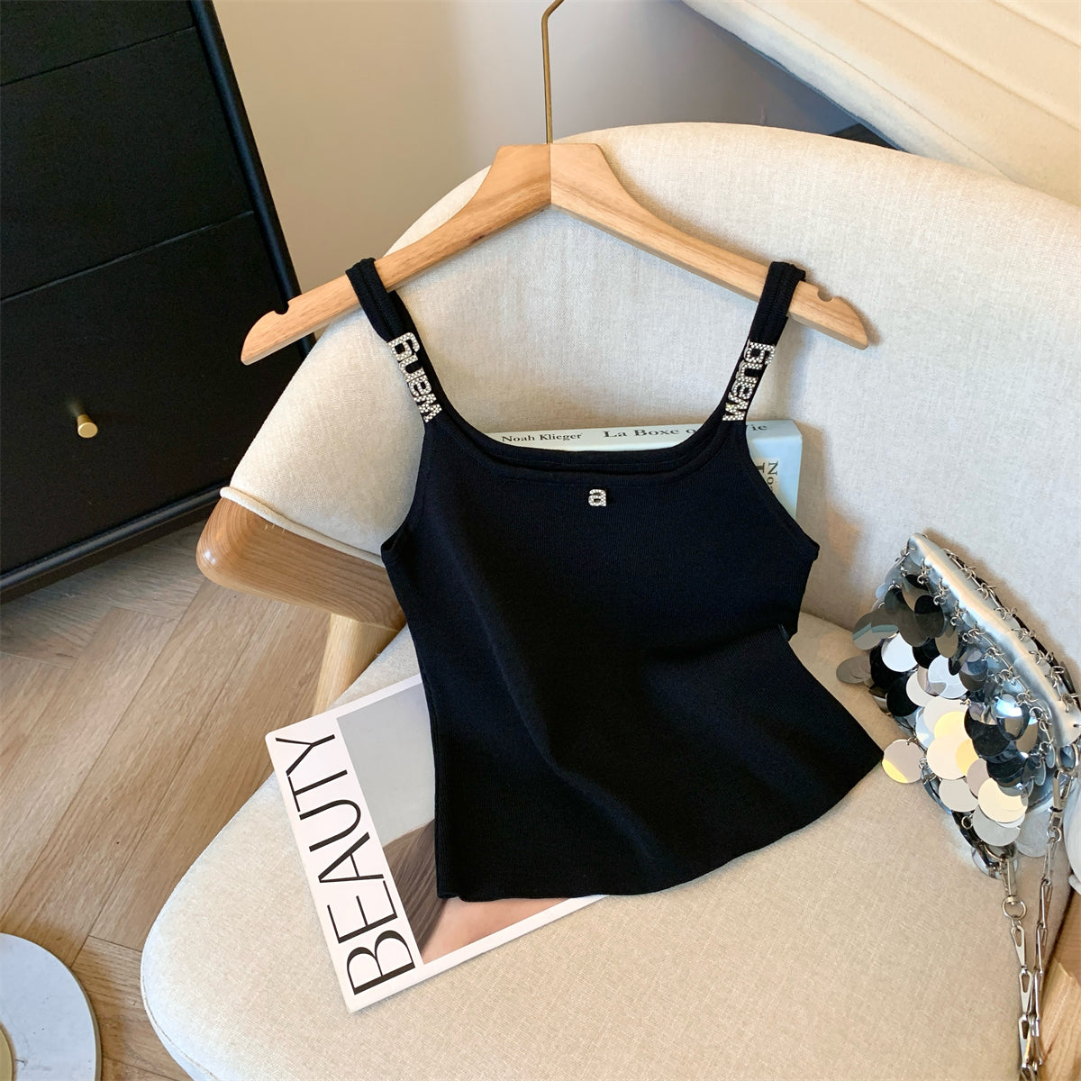 【tops】ニットキャミソールG22448