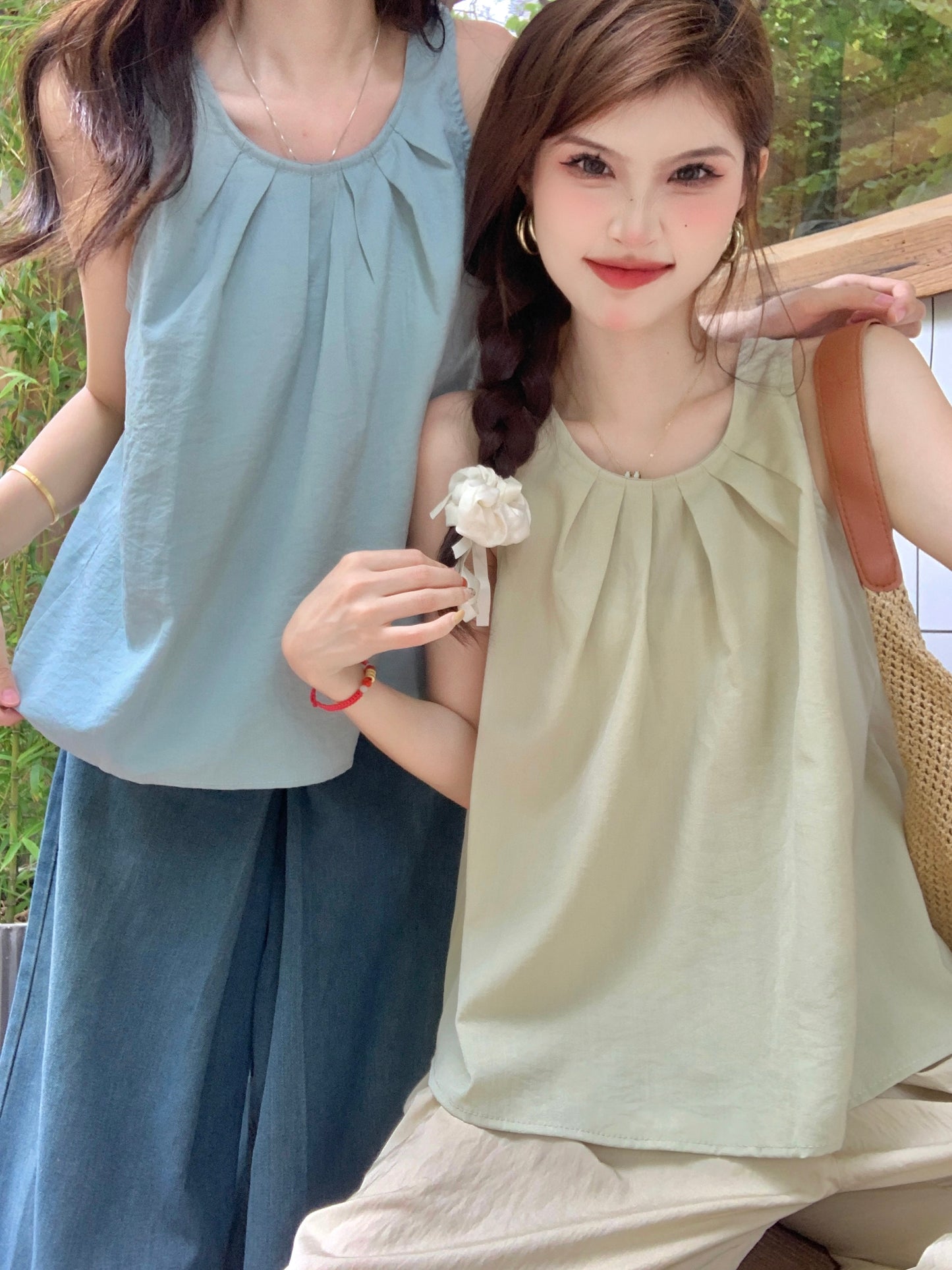 【tops】ノースリーブタンクトップG22453