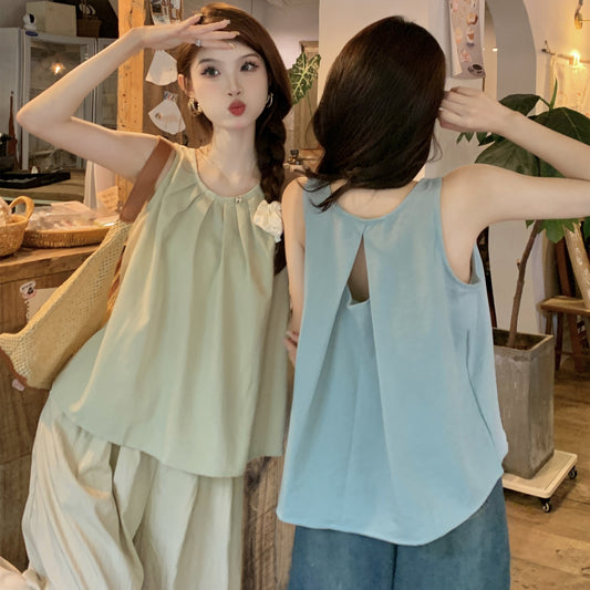 【tops】ノースリーブタンクトップG22453