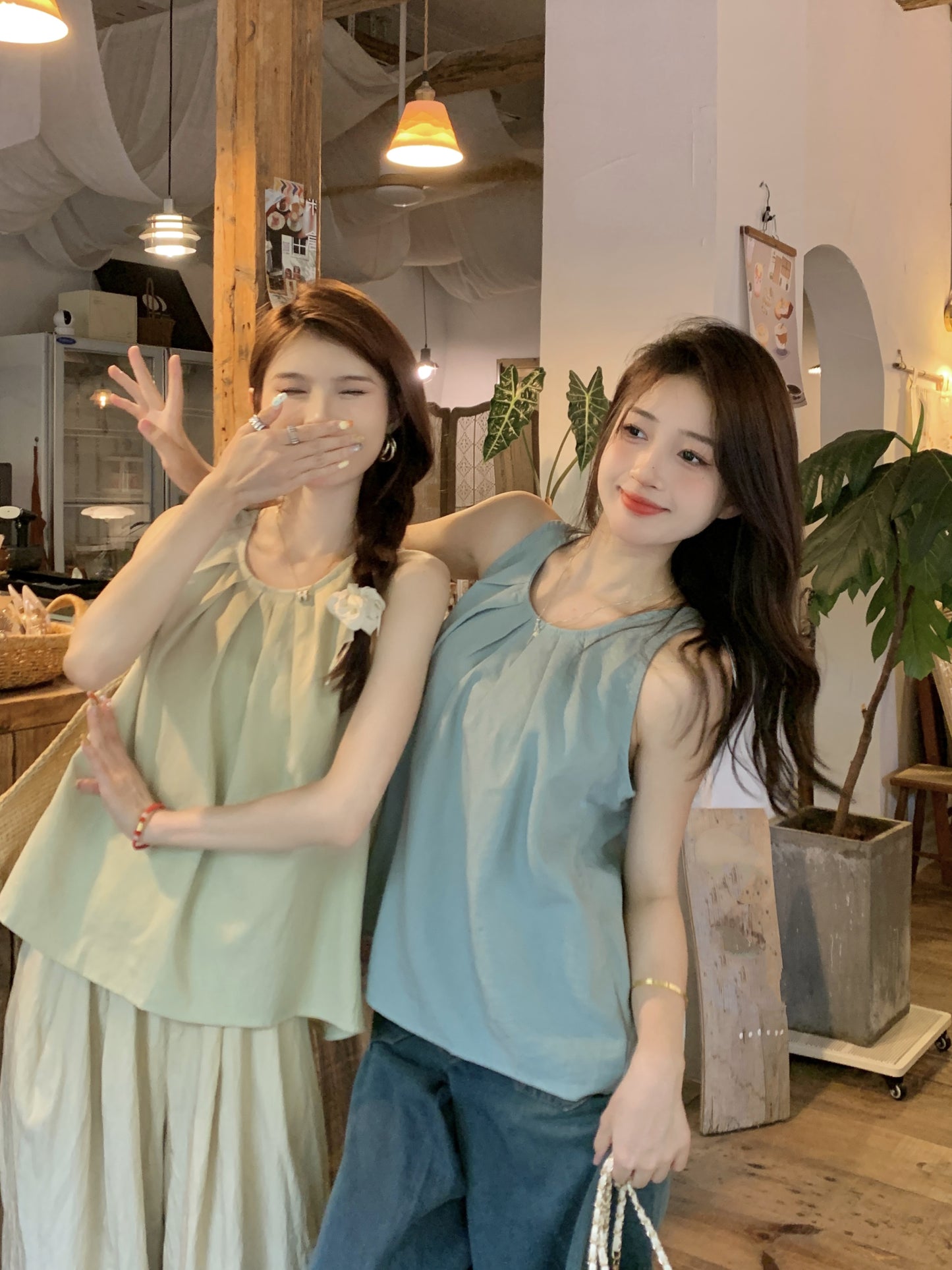 【tops】ノースリーブタンクトップG22453