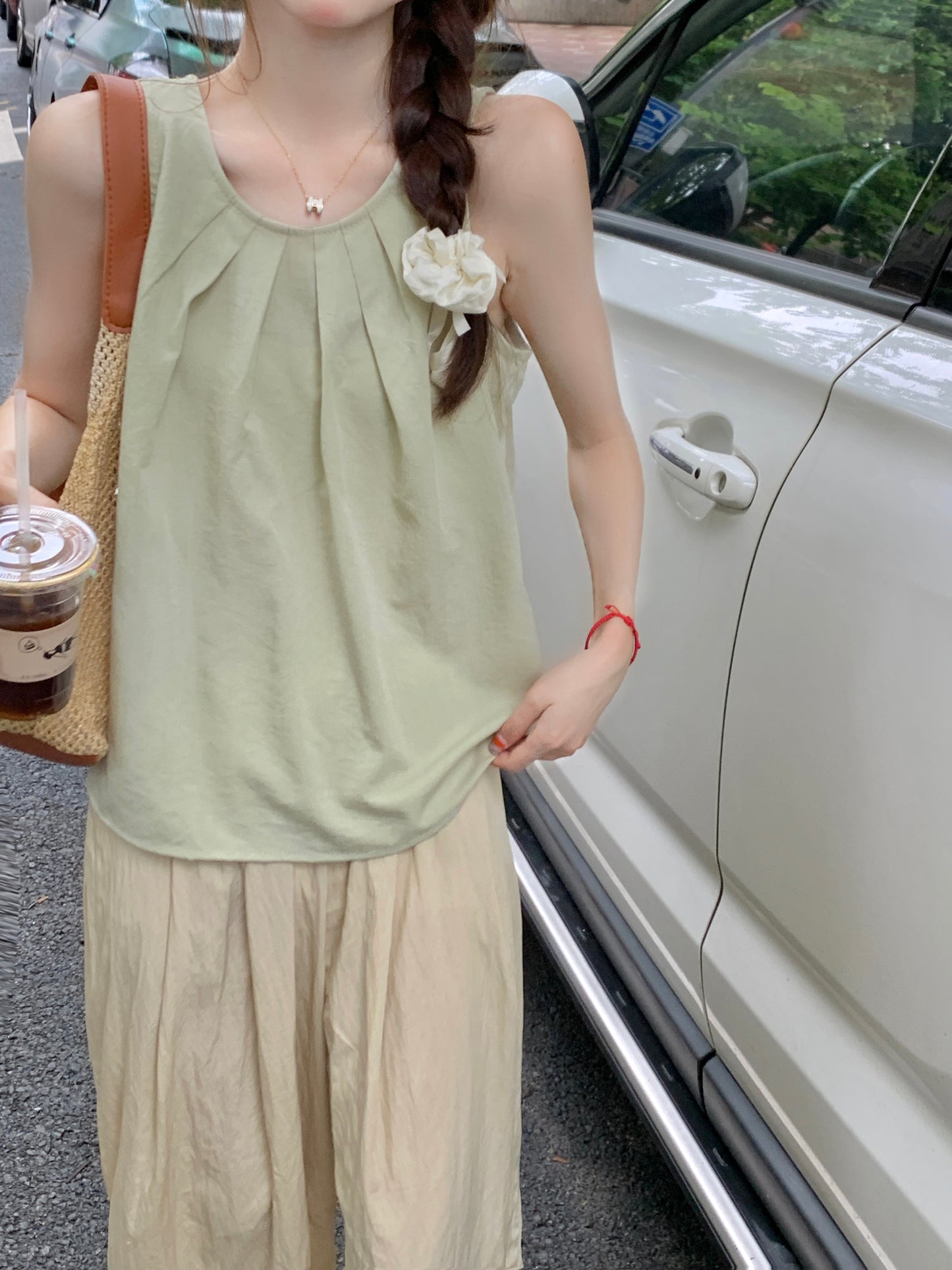 【tops】ノースリーブタンクトップG22453