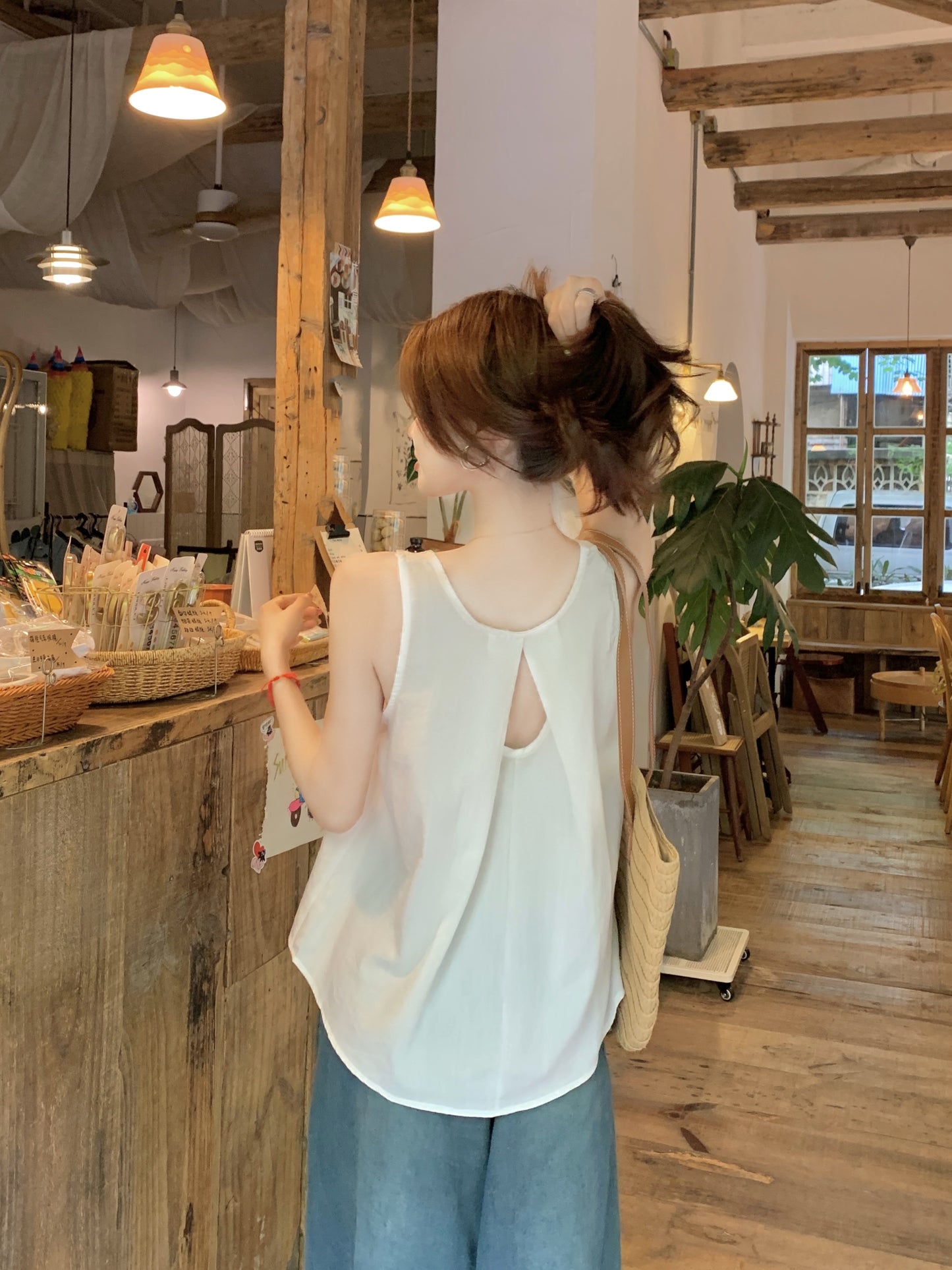 【tops】ノースリーブタンクトップG22453