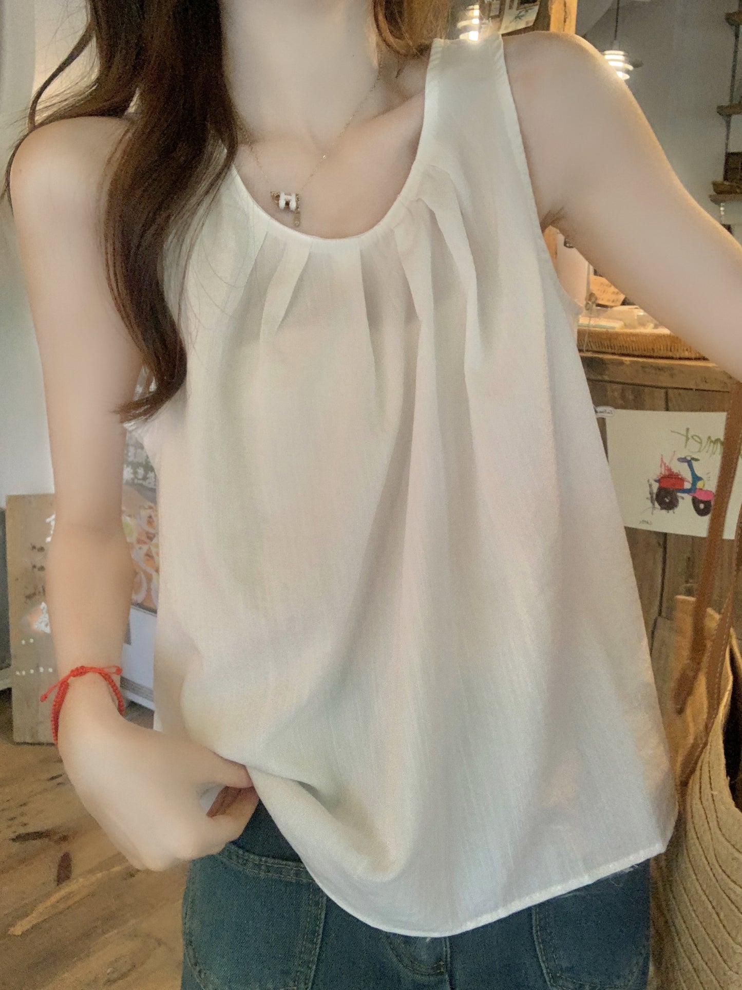 【tops】ノースリーブタンクトップG22453