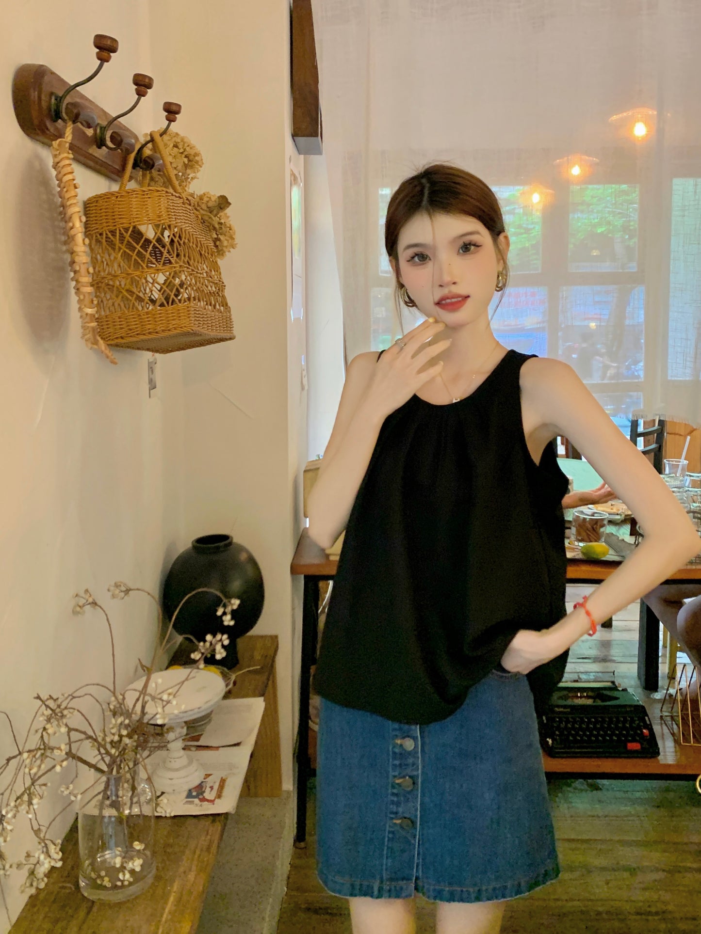 【tops】ノースリーブタンクトップG22453