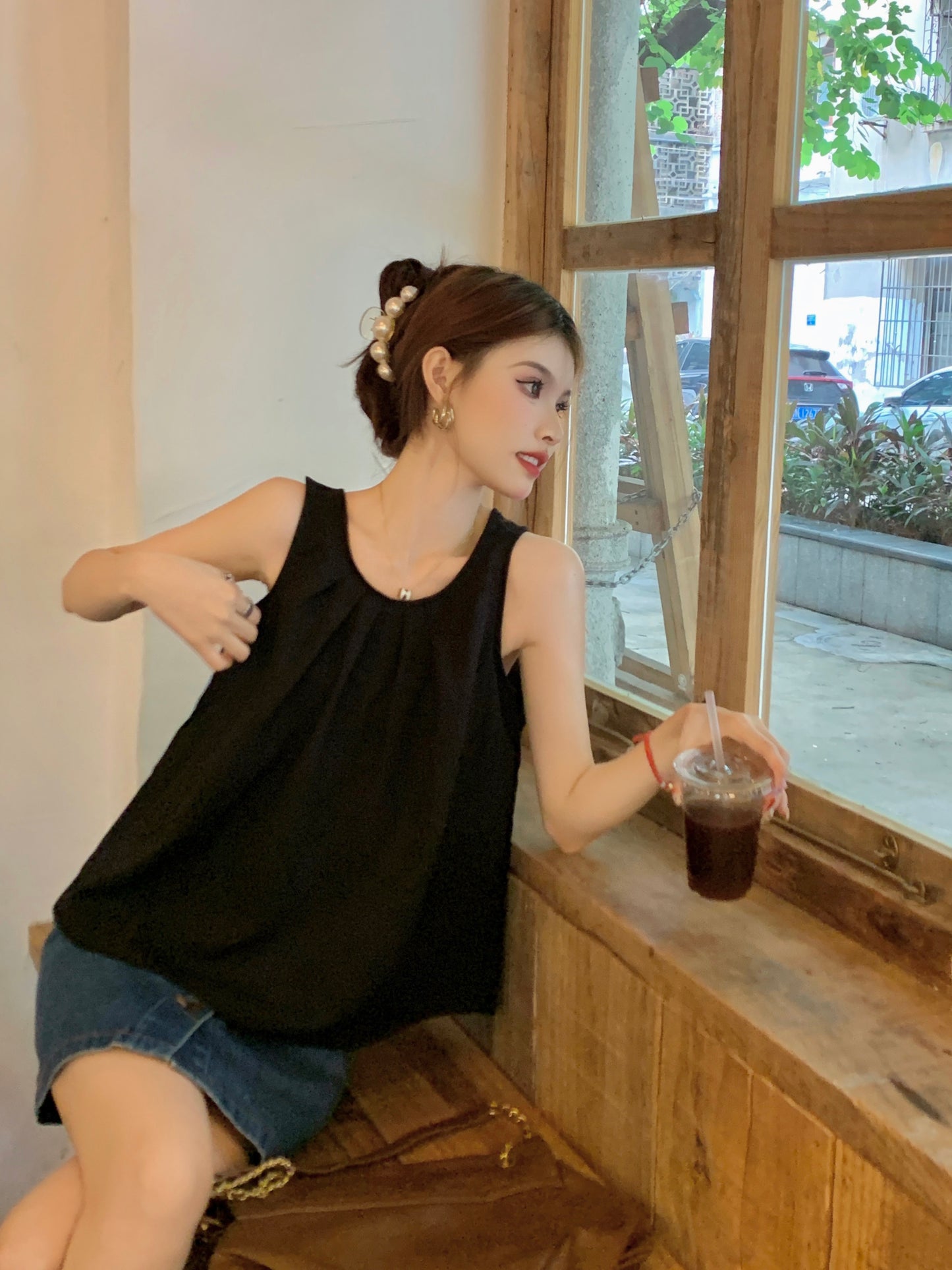 【tops】ノースリーブタンクトップG22453