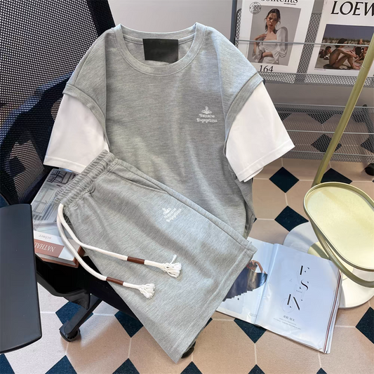 【set】Tシャツ+ショートパンツ２点セットG22457