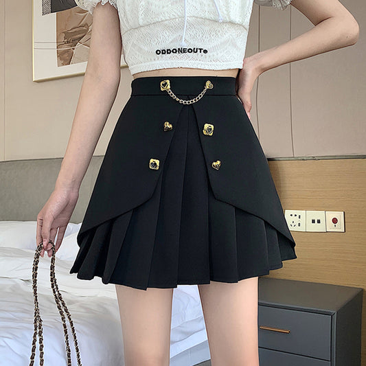 【bottoms】AラインデニムスカートG22460