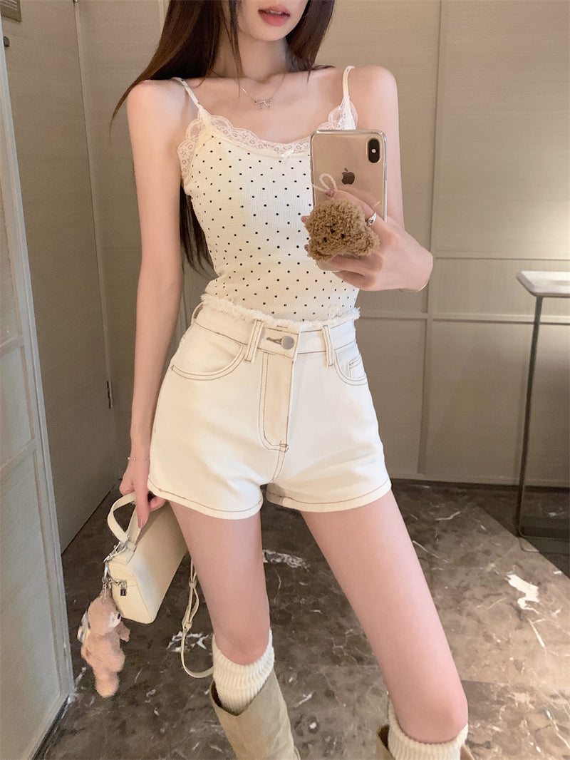 【bottoms】デニムショートパンツG22478