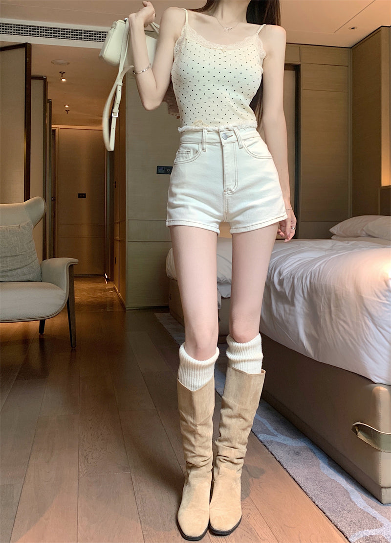 【bottoms】デニムショートパンツG22478