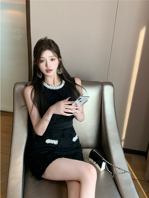 【dress】ツイードパールデートワンピースG22508