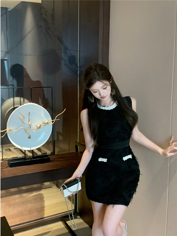 【dress】ツイードパールデートワンピースG22508