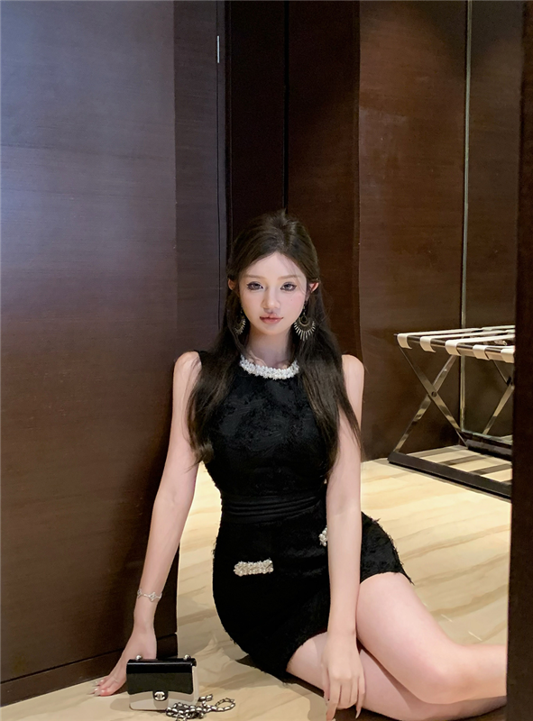 【dress】ツイードパールデートワンピースG22508