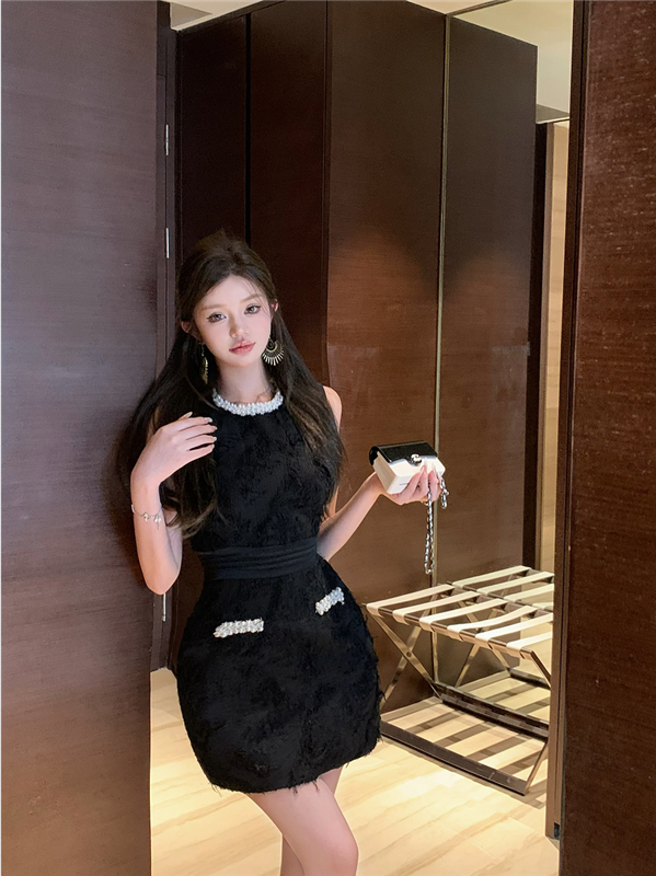 【dress】ツイードパールデートワンピースG22508