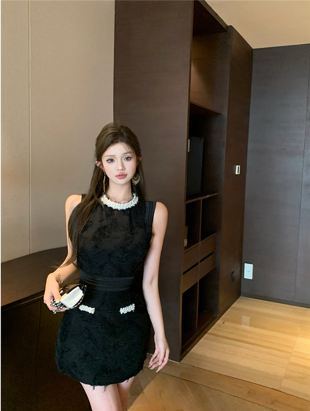 【dress】ツイードパールデートワンピースG22508