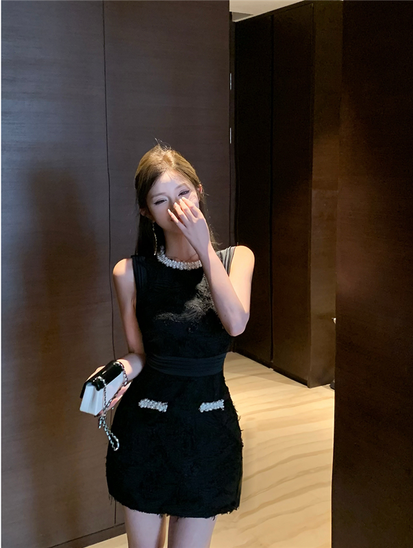 【dress】ツイードパールデートワンピースG22508