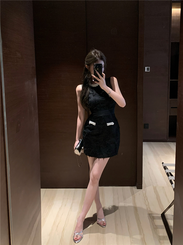 【dress】ツイードパールデートワンピースG22508