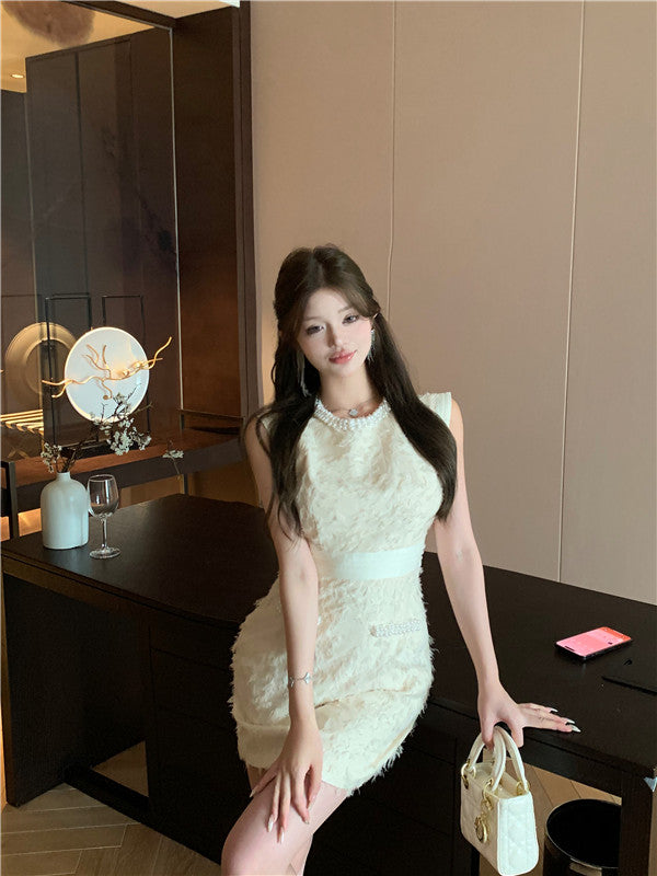 【dress】ツイードパールデートワンピースG22508