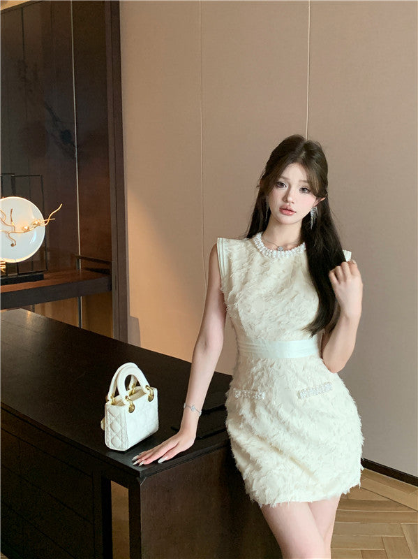 【dress】ツイードパールデートワンピースG22508